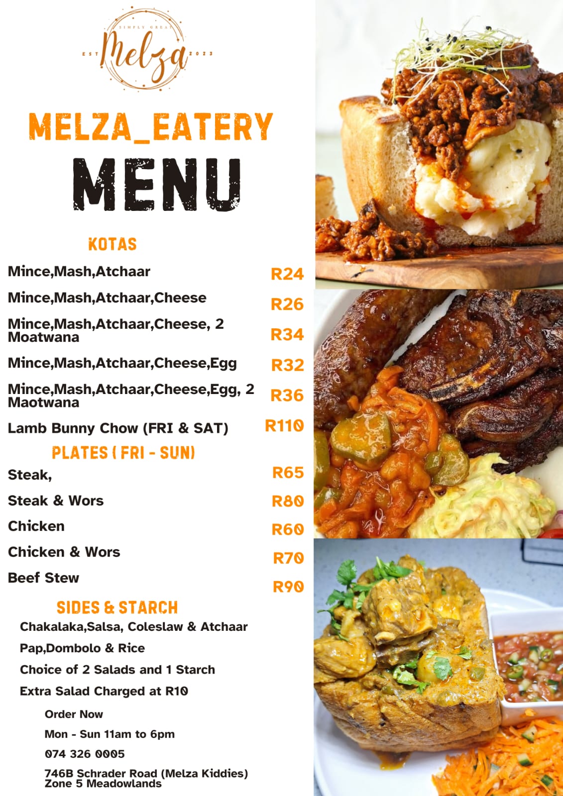 Melza Eatery Meadowlands